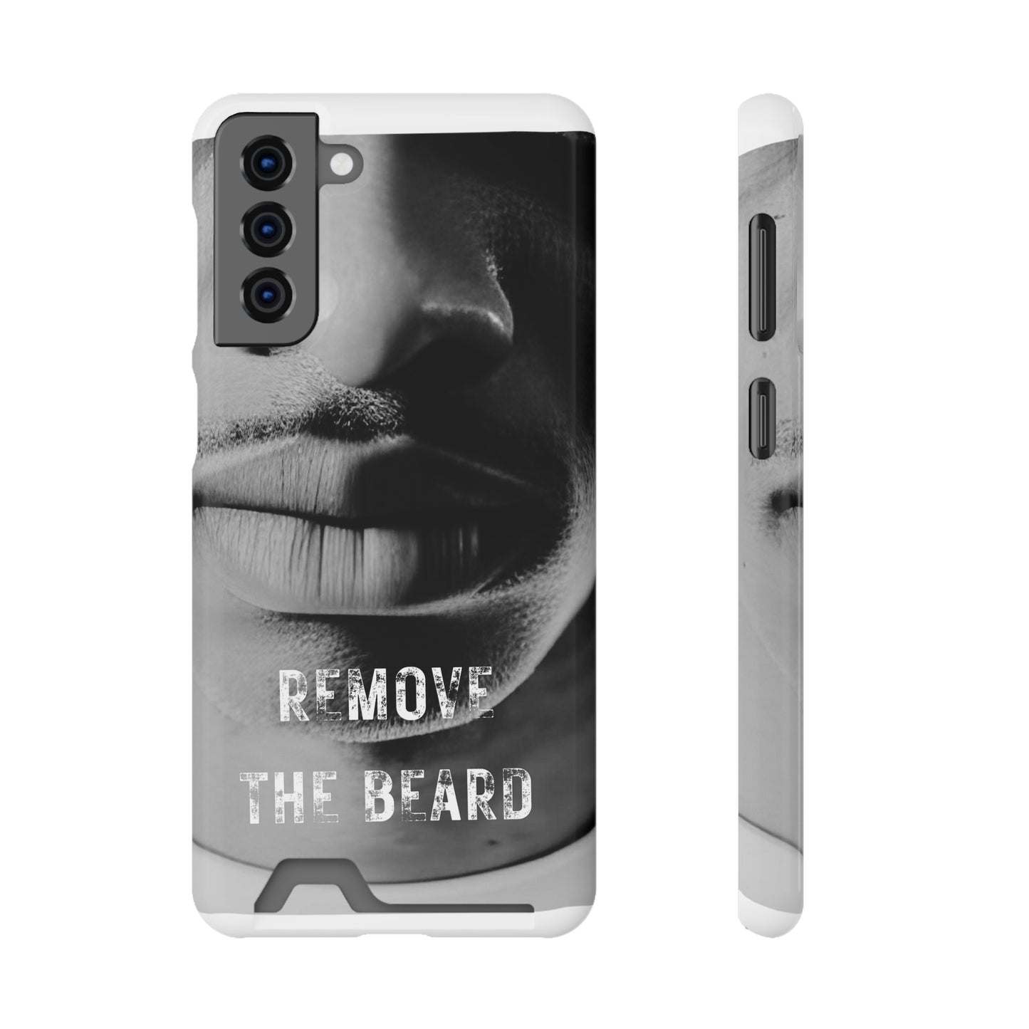 Remove the Beard Phone Case With Card Holder