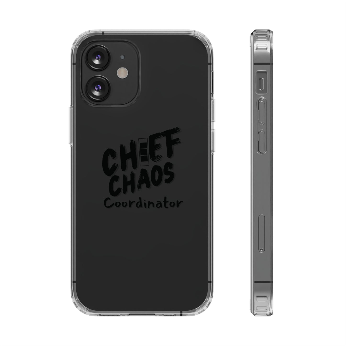 CW3 Chief Chaos Coordinator Clear Phone Case