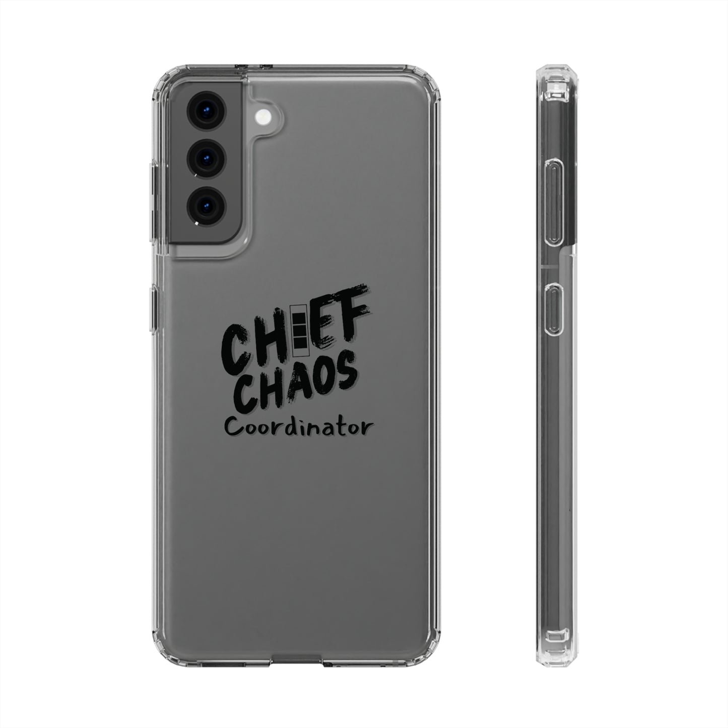 CW3 Chief Chaos Coordinator Clear Phone Case