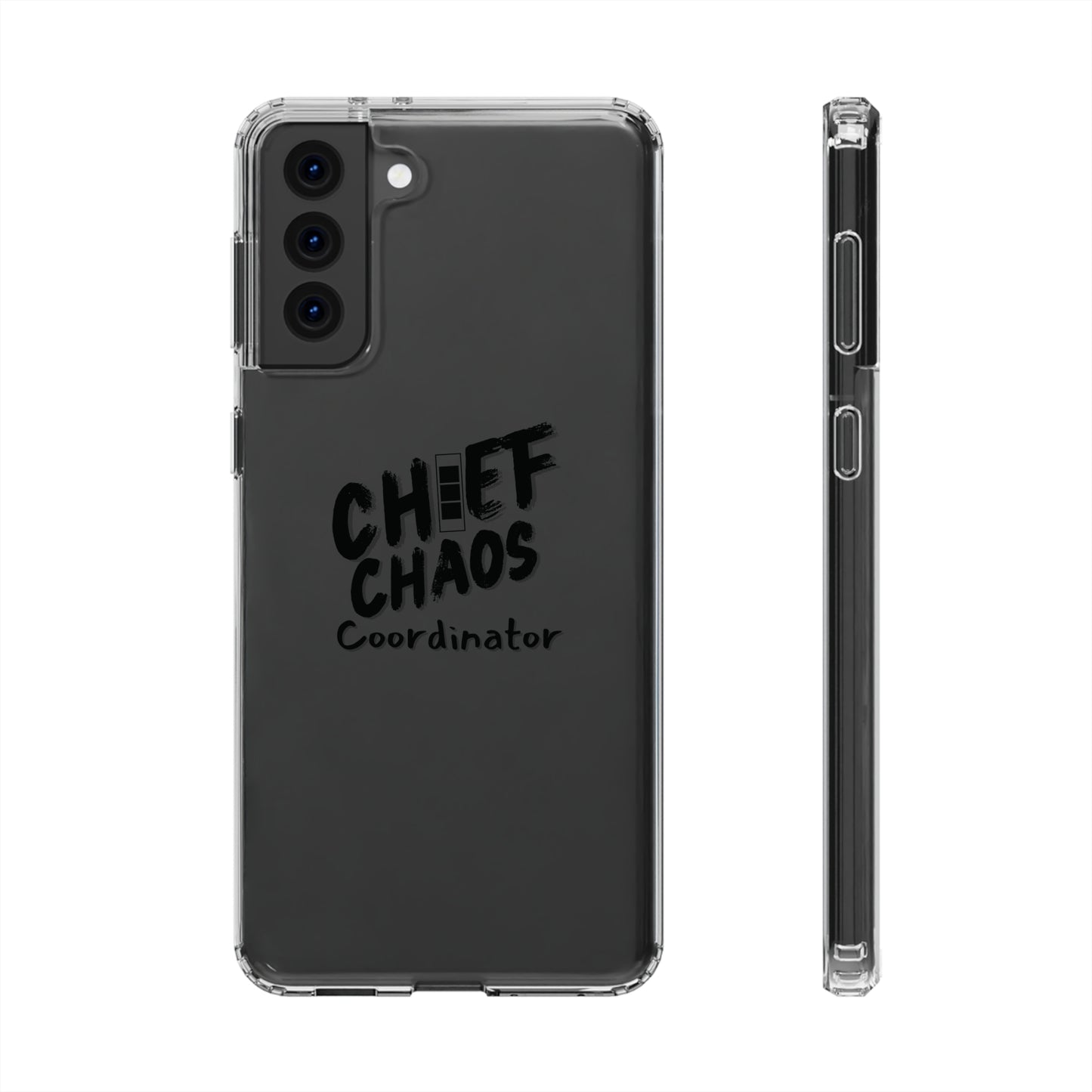 CW3 Chief Chaos Coordinator Clear Phone Case