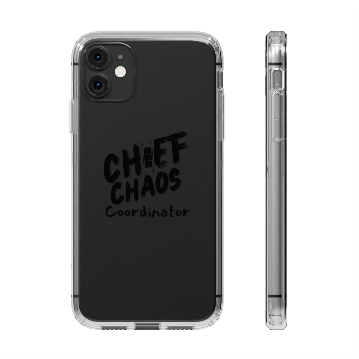 CW3 Chief Chaos Coordinator Clear Phone Case