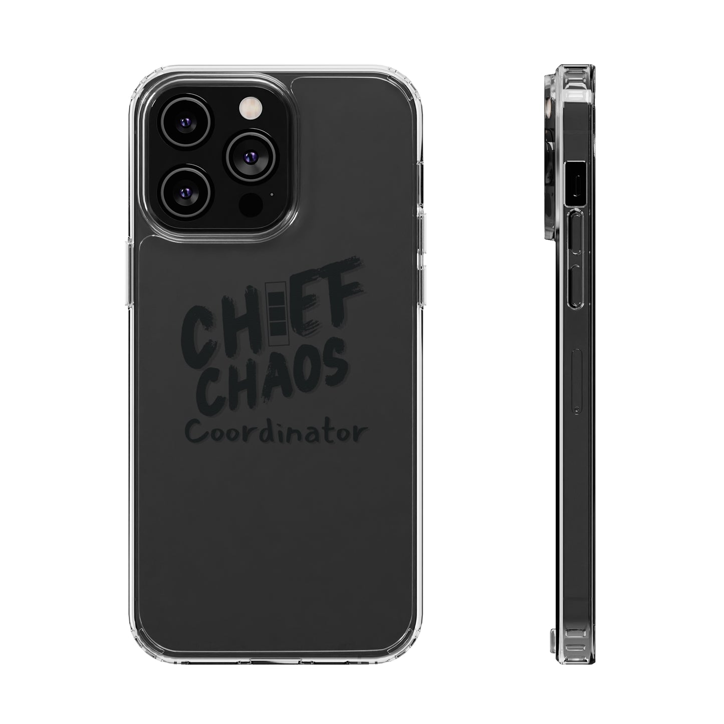 CW3 Chief Chaos Coordinator Clear Phone Case