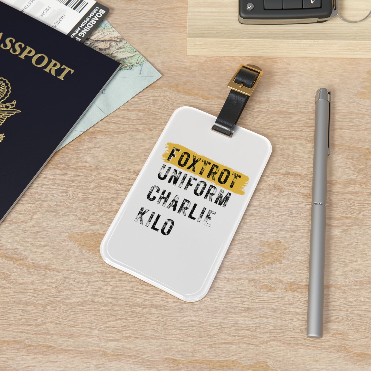 Foxtrot Luggage Tag