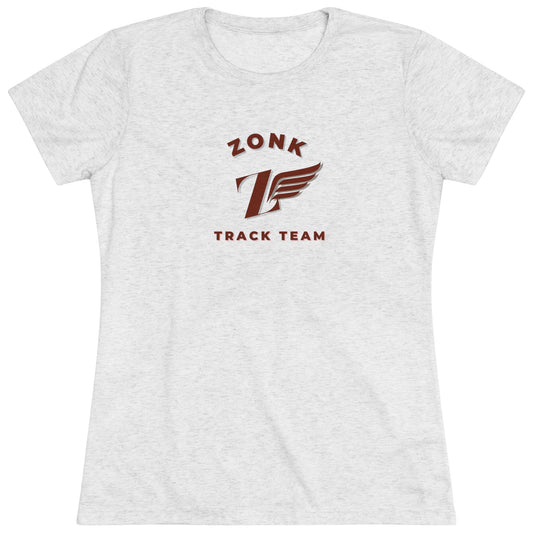 Zonk Track Team Women's Triblend Tee