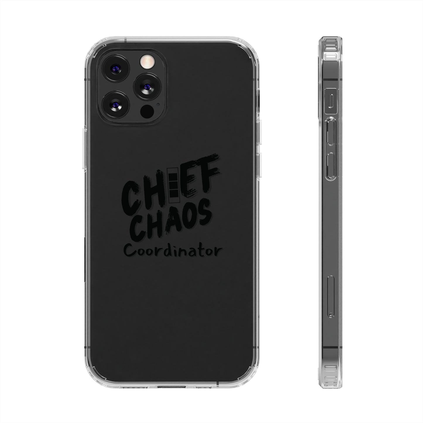 CW3 Chief Chaos Coordinator Clear Phone Case