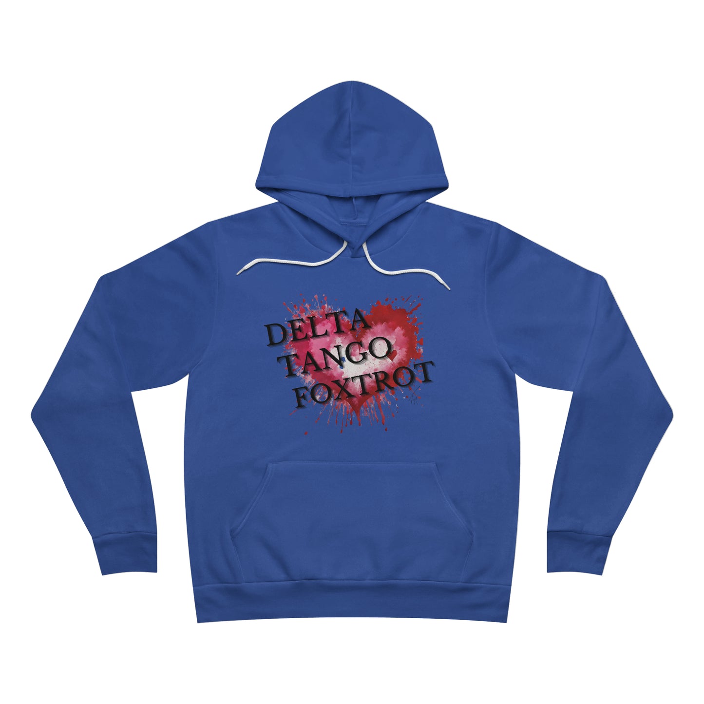 Unisex Delta Tango Foxtrot Sponge Fleece Pullover Hoodie