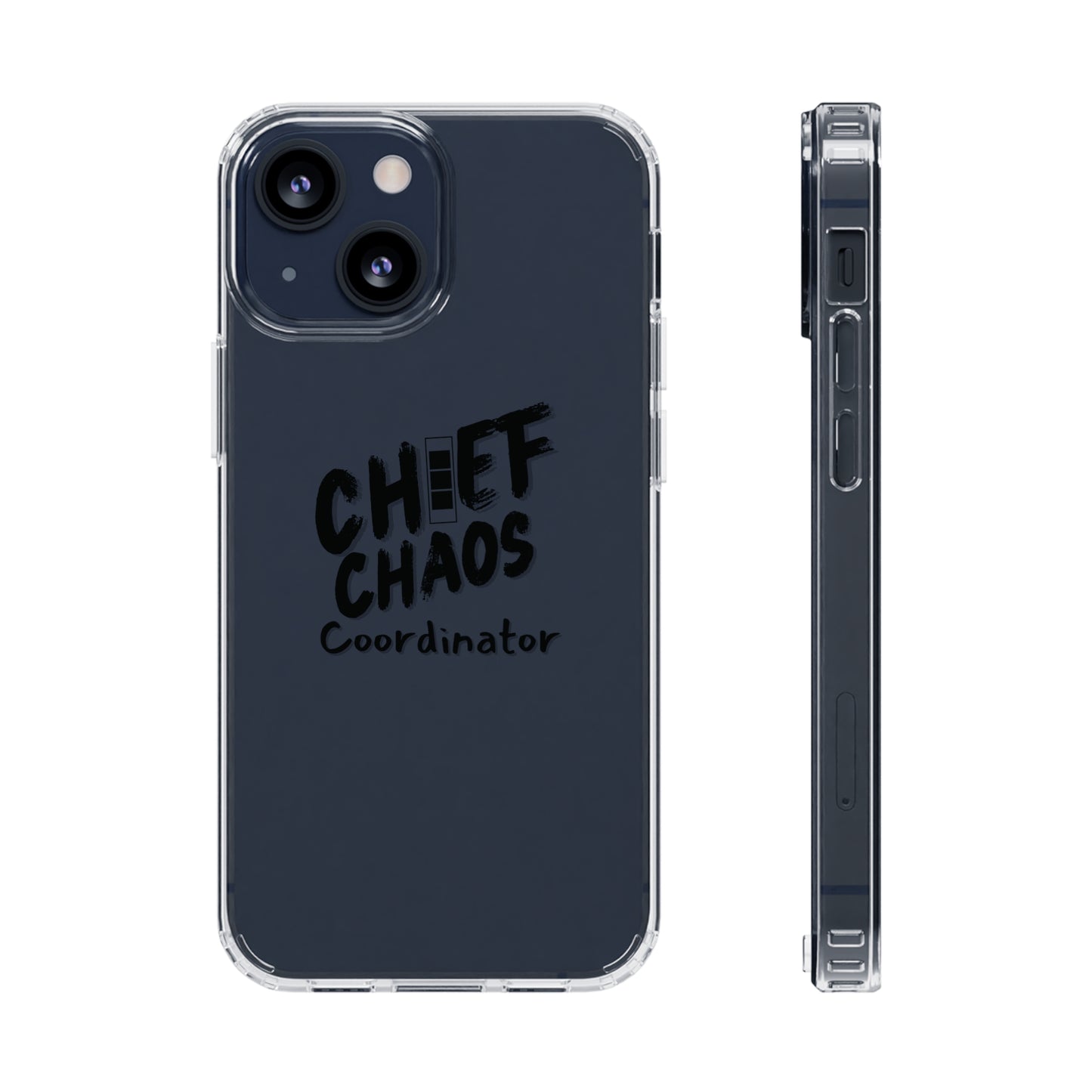 CW3 Chief Chaos Coordinator Clear Phone Case