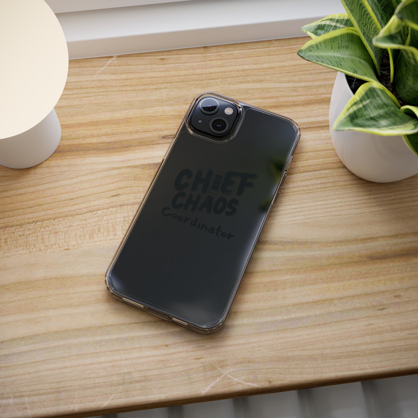 CW3 Chief Chaos Coordinator Clear Phone Case