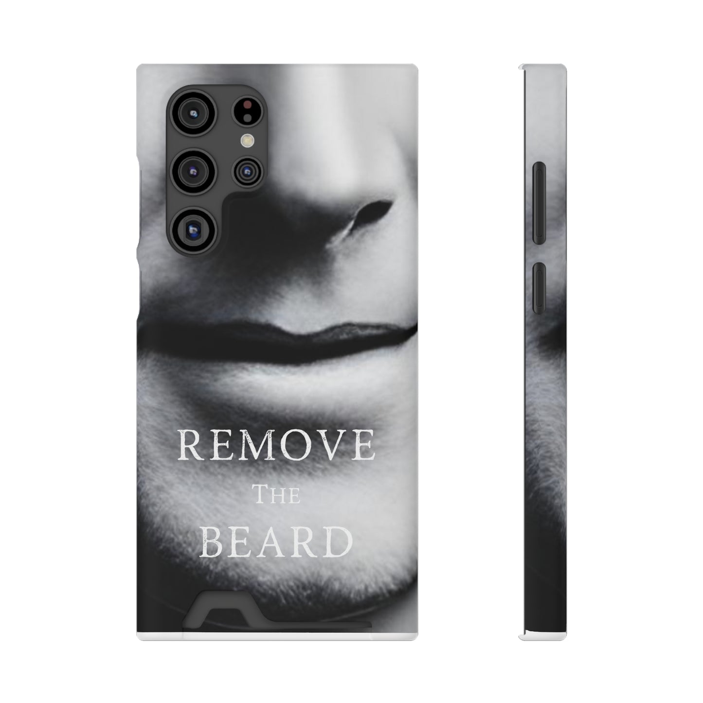 Remove the Beard Phone Case With Card Holder