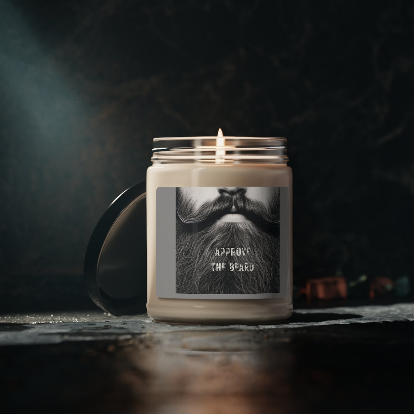 Approve the Beard Scented Soy Candle, 9oz