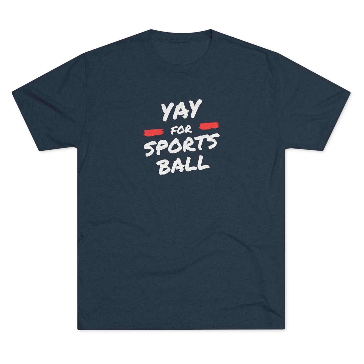 Yay! Sports Ball Tri-Blend Crew Tee