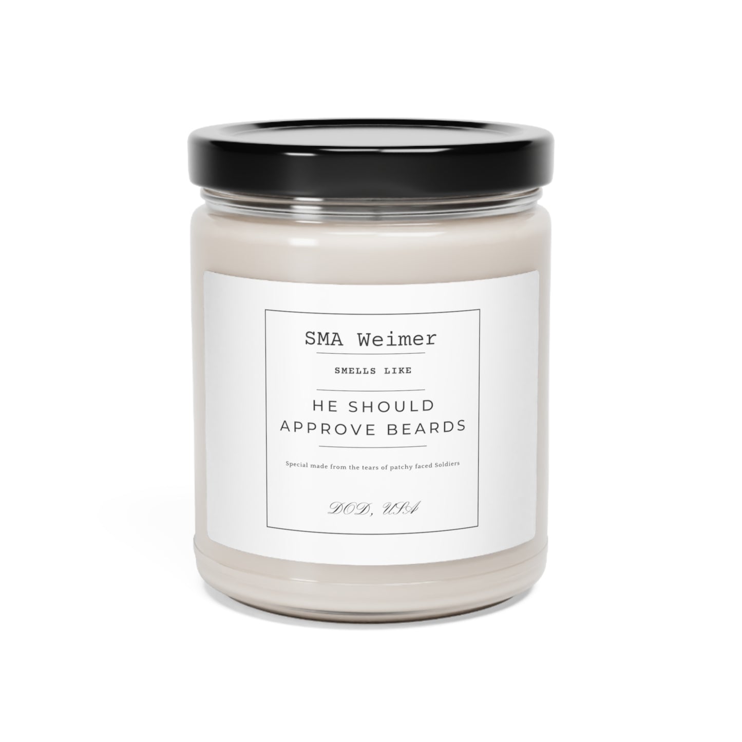 SMA Should Approve Beards Scented Soy Candle, 9oz