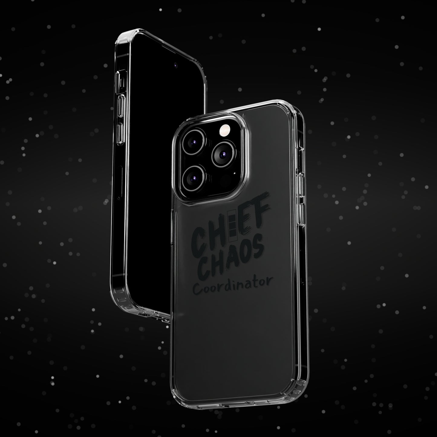 CW3 Chief Chaos Coordinator Clear Phone Case