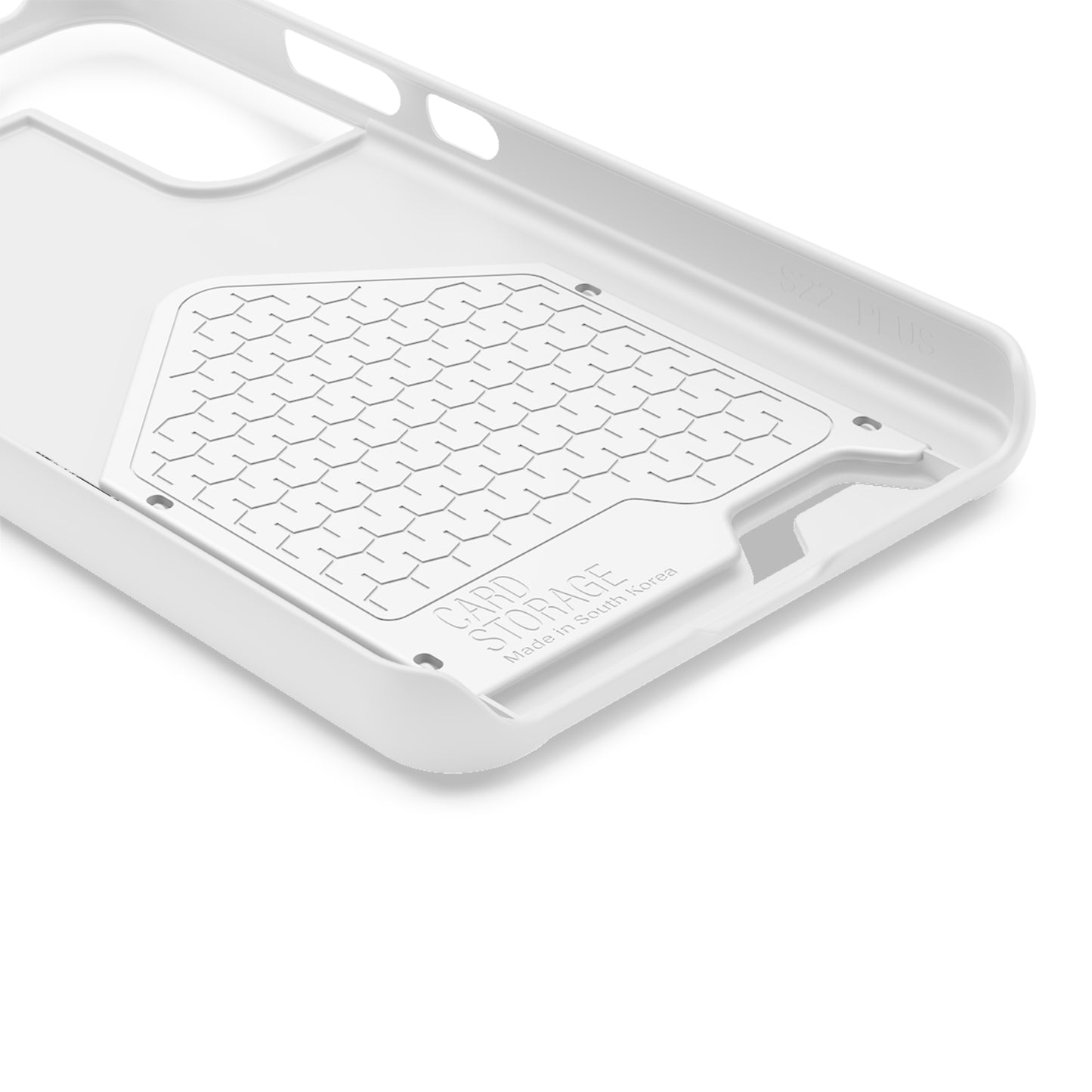 White End Oxygen Theft Phone Case With Card Holder