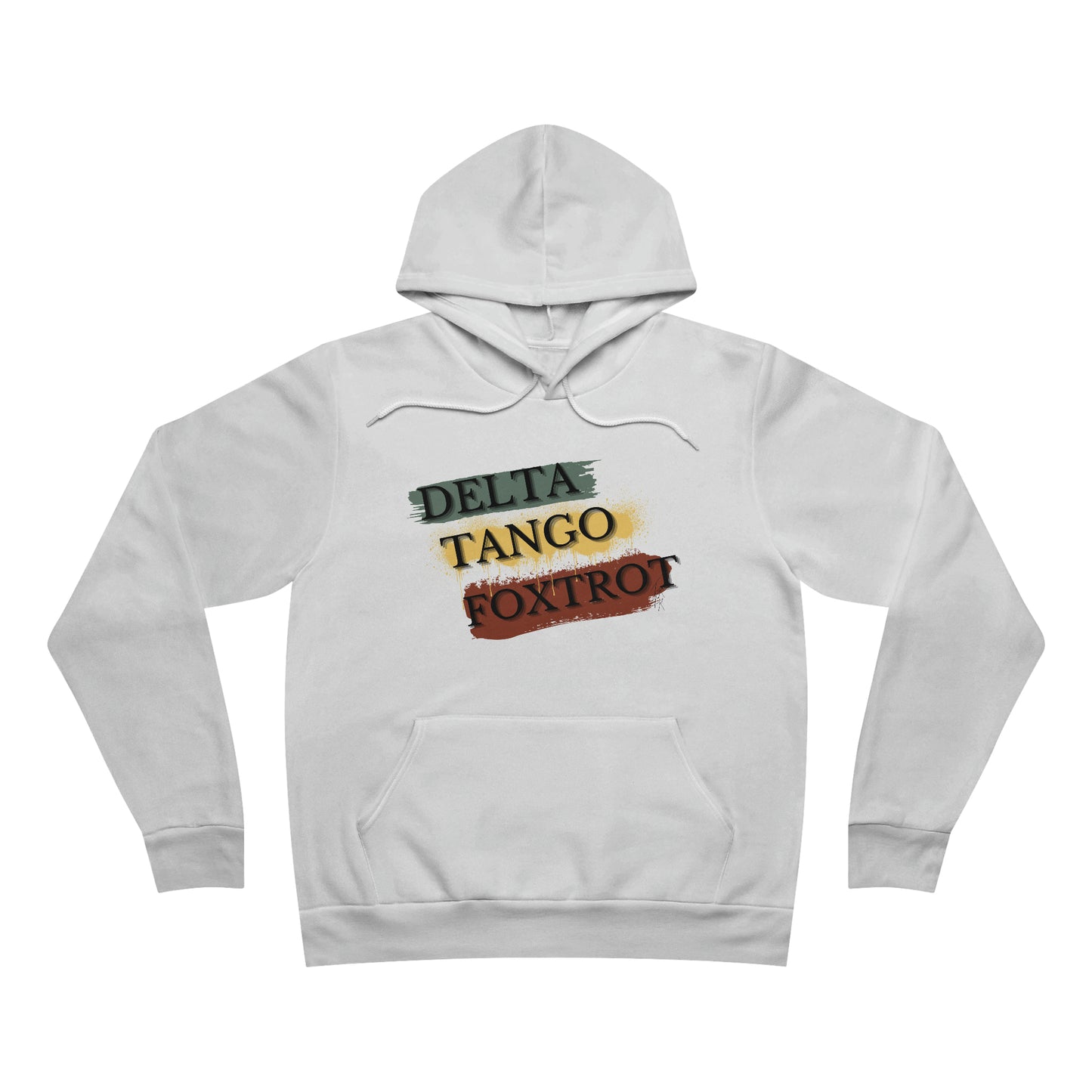 Unisex Delta Tango Foxtrot Sponge Fleece Pullover Hoodie