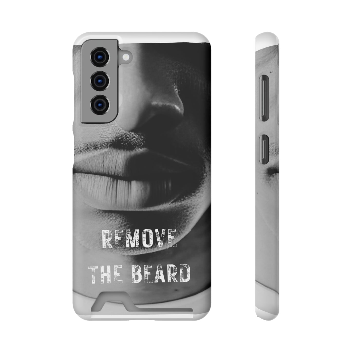 Remove the Beard Phone Case With Card Holder