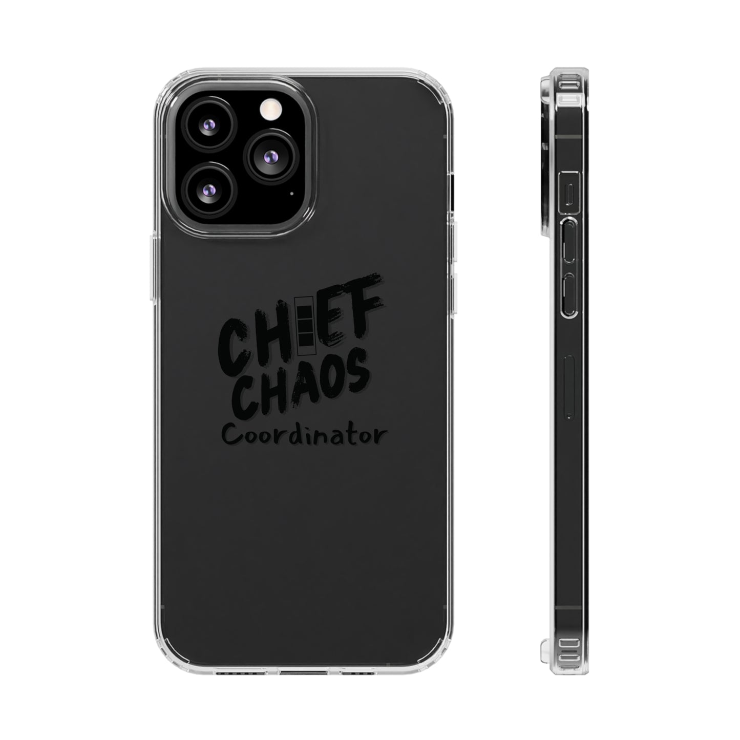 CW3 Chief Chaos Coordinator Clear Phone Case