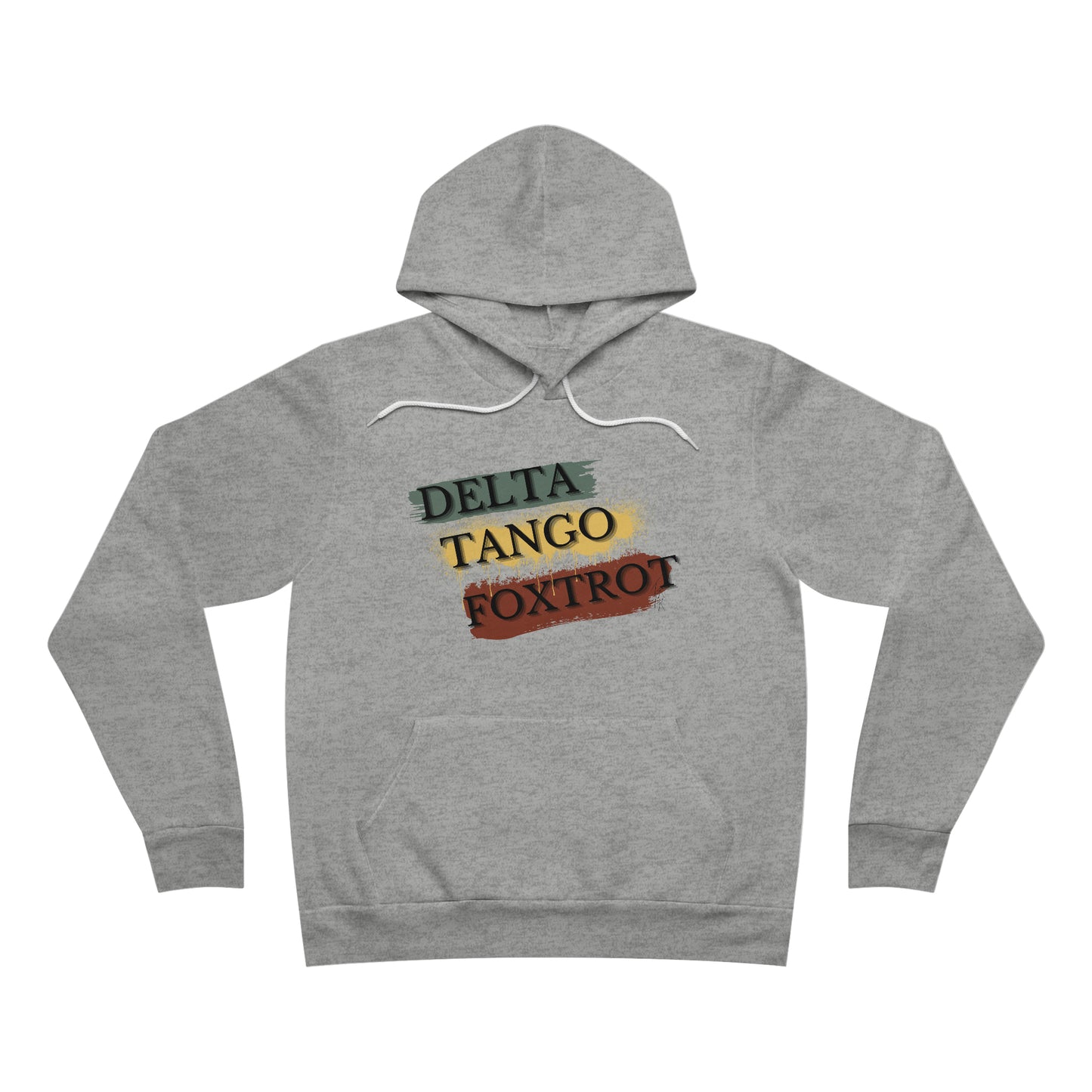 Unisex Delta Tango Foxtrot Sponge Fleece Pullover Hoodie