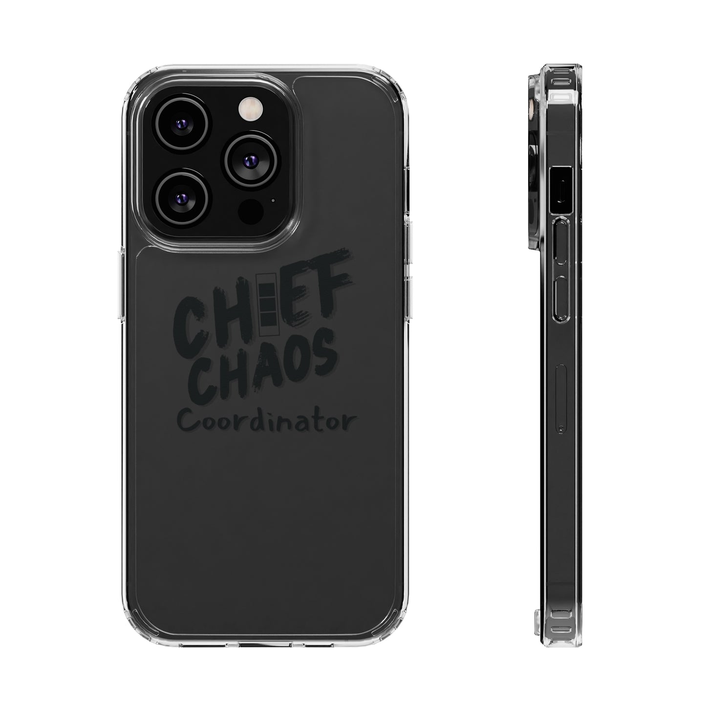 CW3 Chief Chaos Coordinator Clear Phone Case