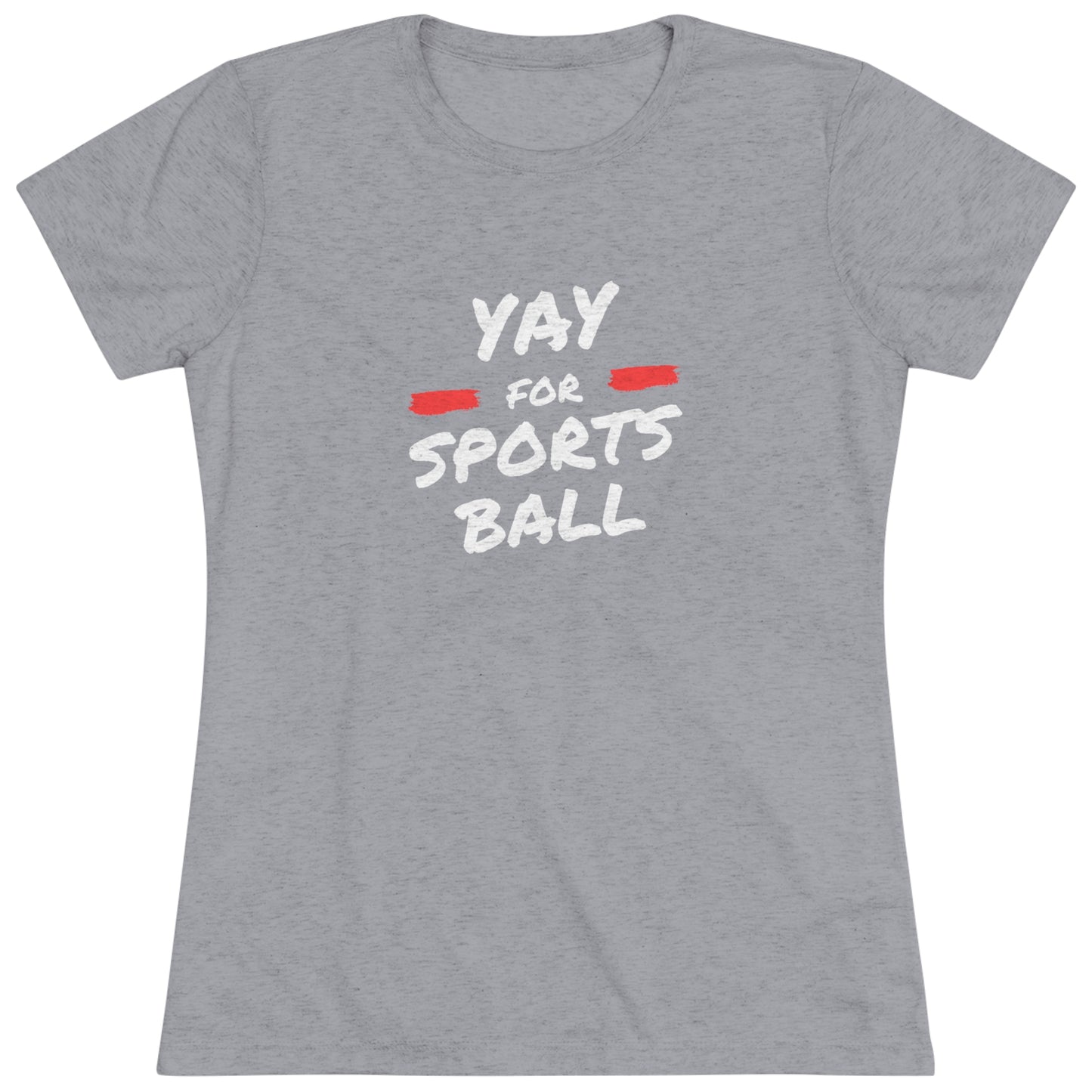 Women's Yay Sports Ball Triblend Tee