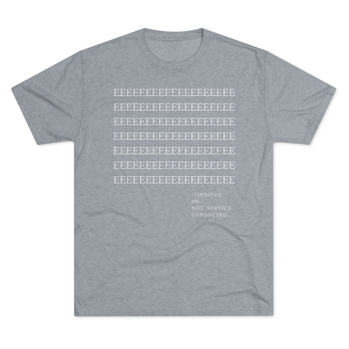 Tinnitus 0% Tri-Blend Crew Tee