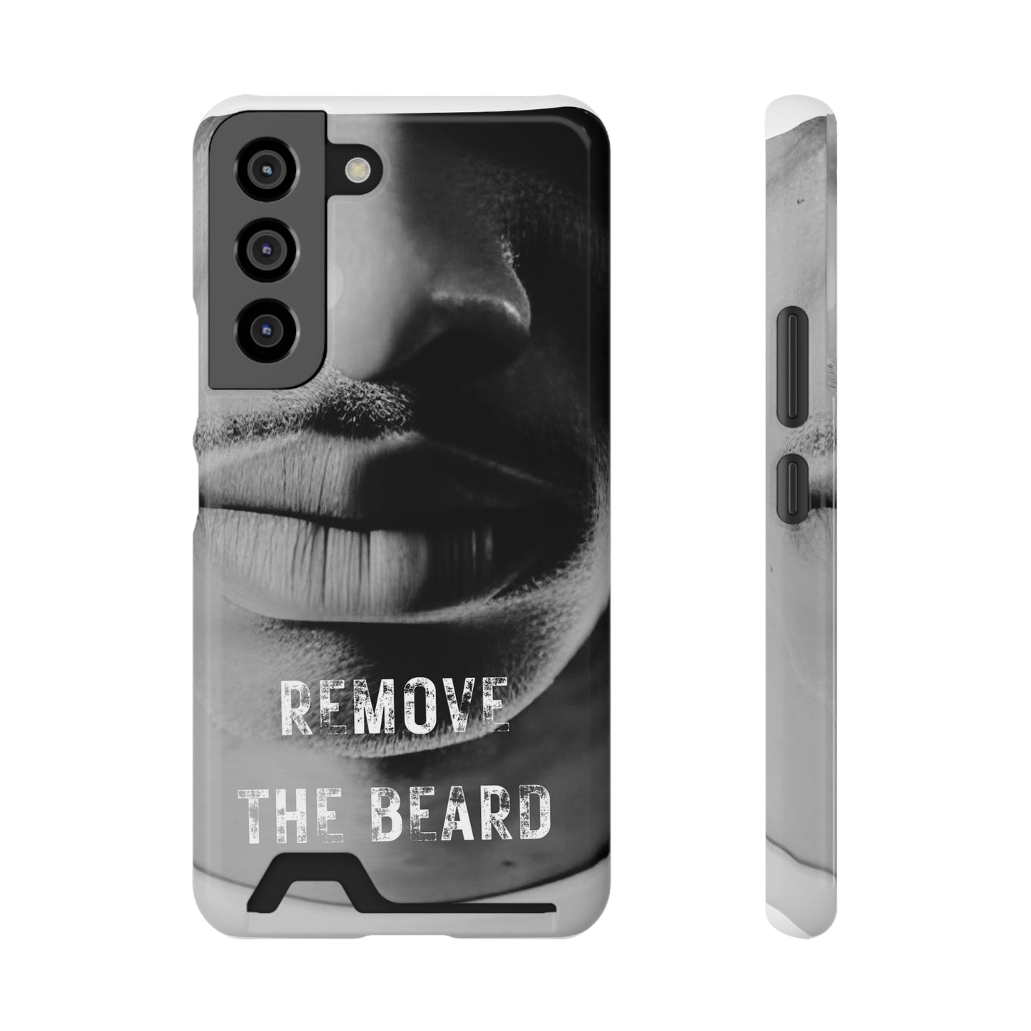 Remove the Beard Phone Case With Card Holder