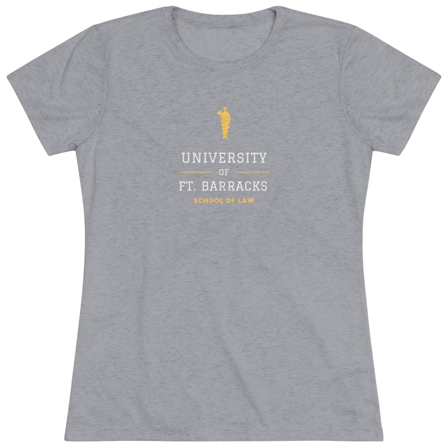 Barracks School of Law Women's Triblend Tee