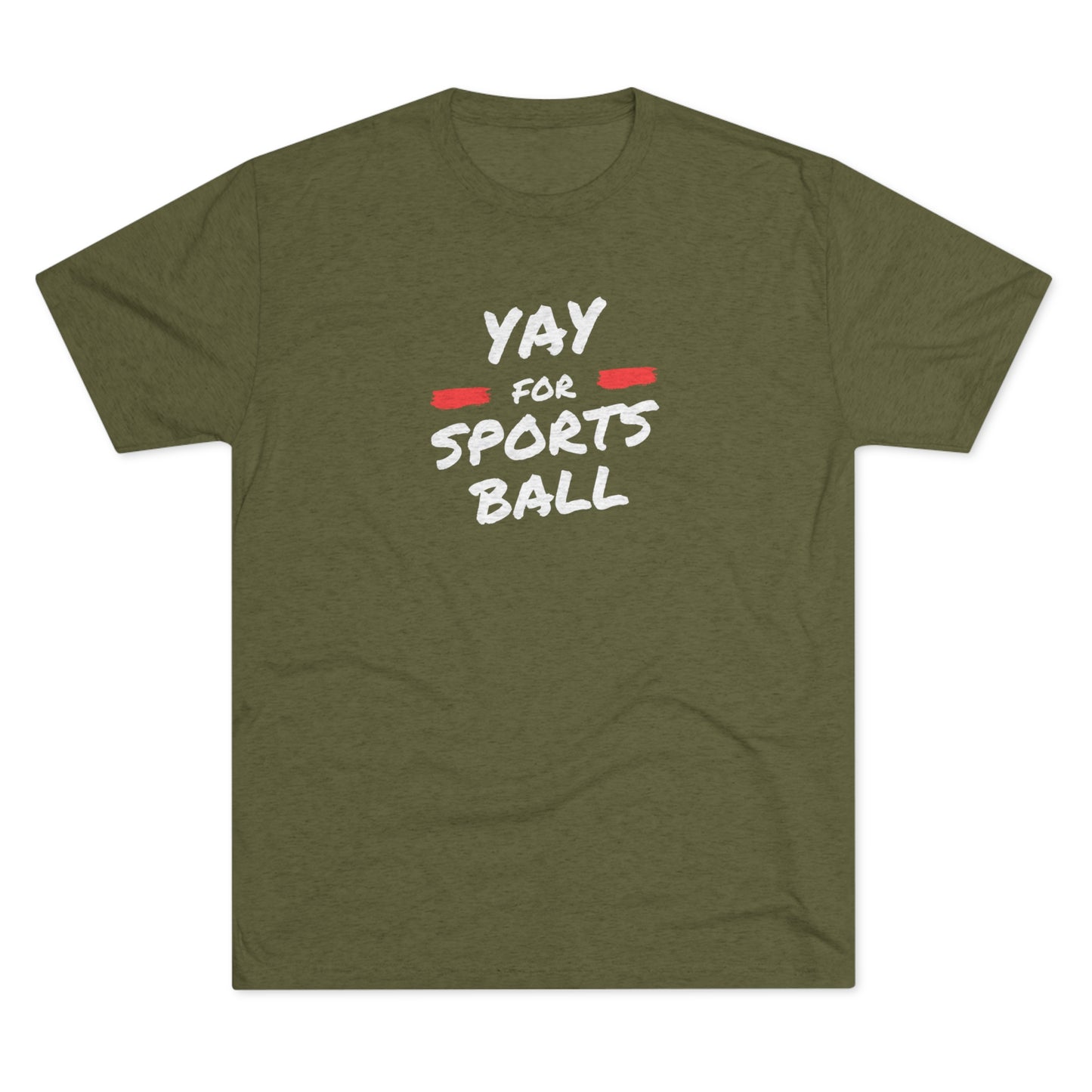 Yay! Sports Ball Tri-Blend Crew Tee