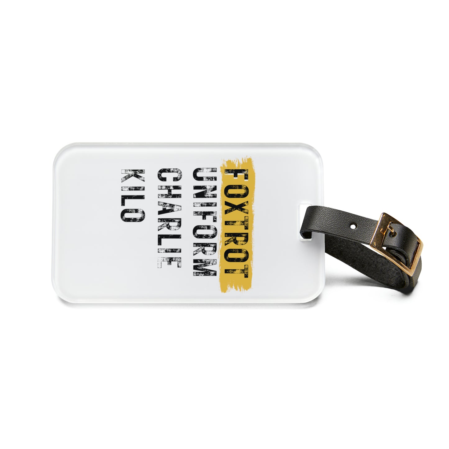 Foxtrot Luggage Tag