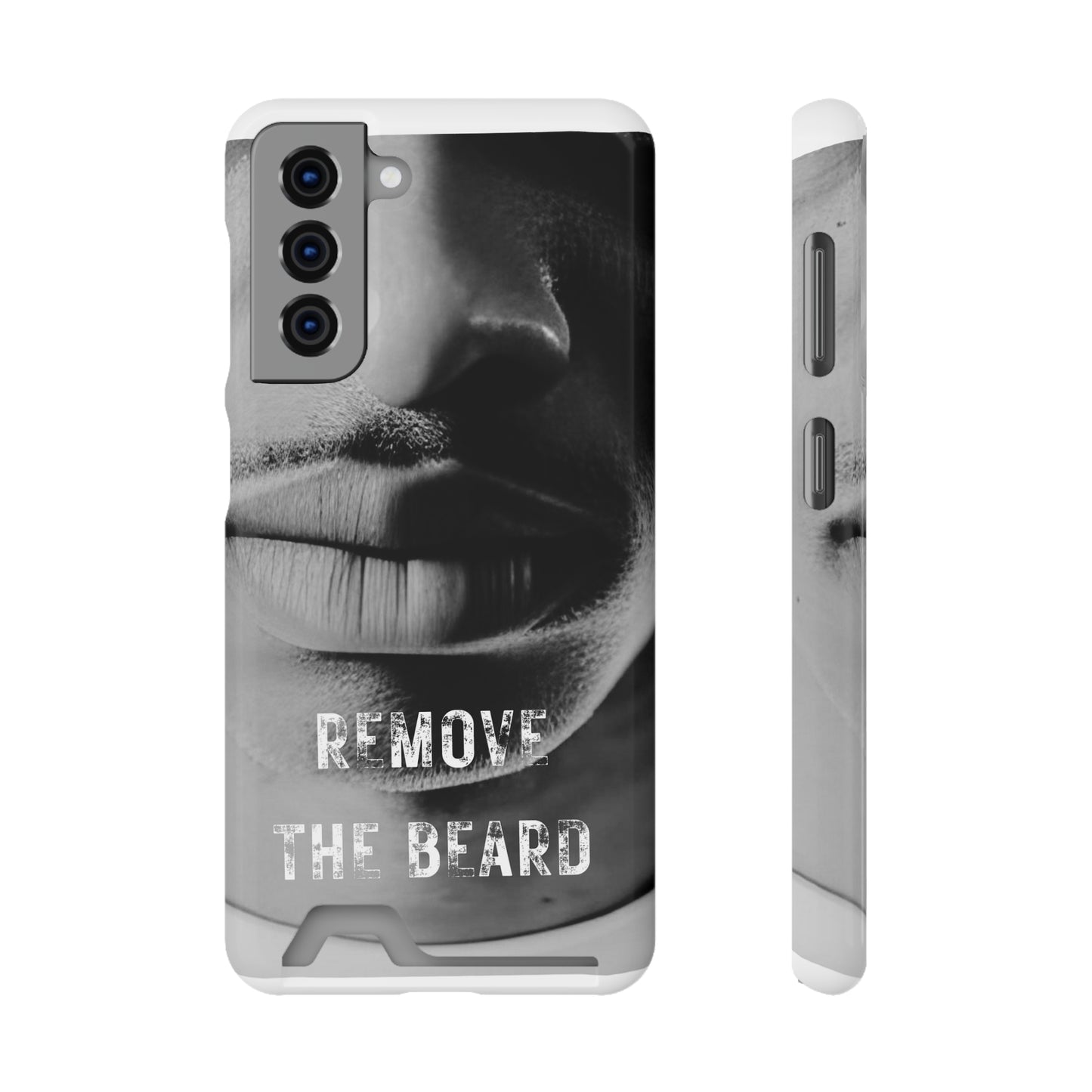 Remove the Beard Phone Case With Card Holder