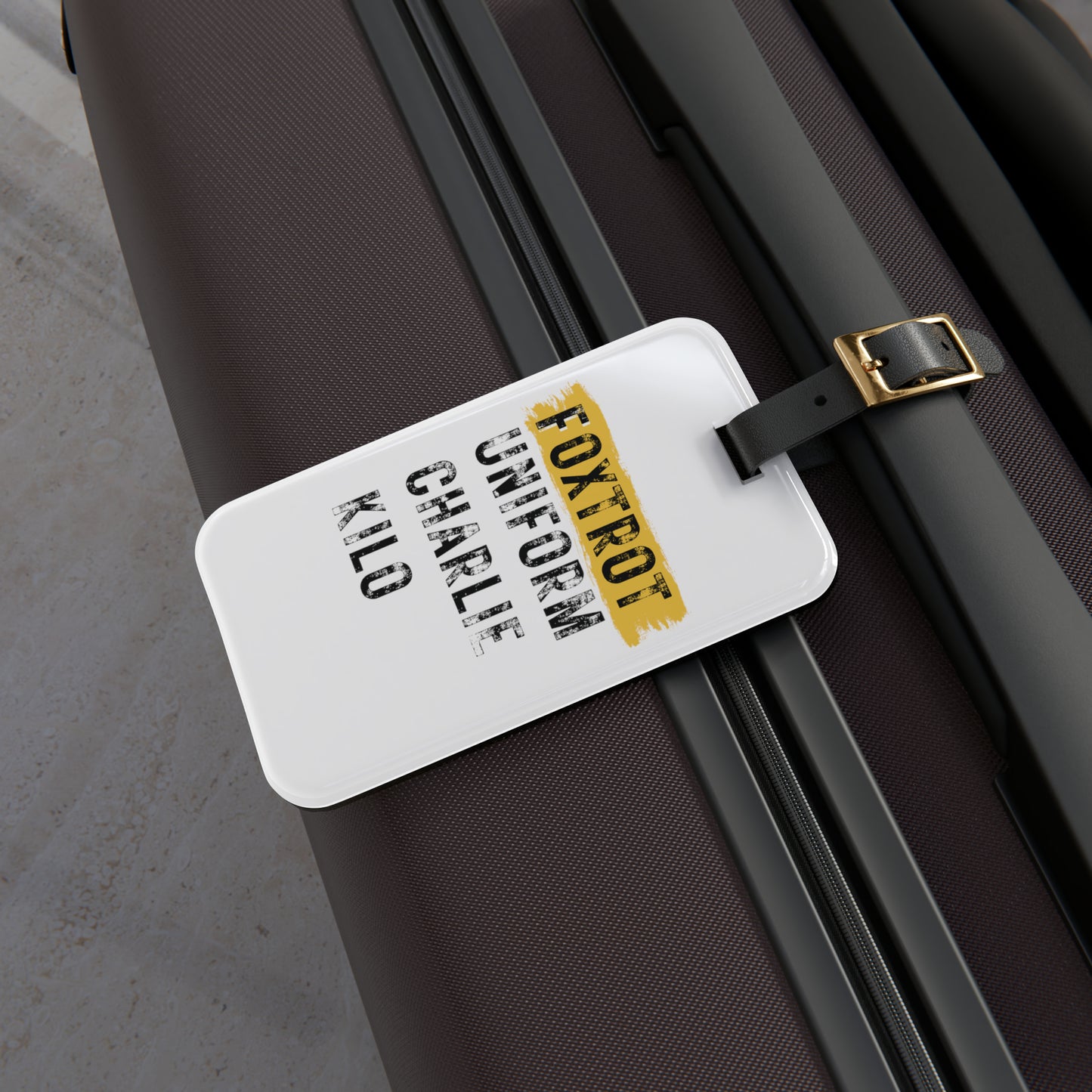 Foxtrot Luggage Tag