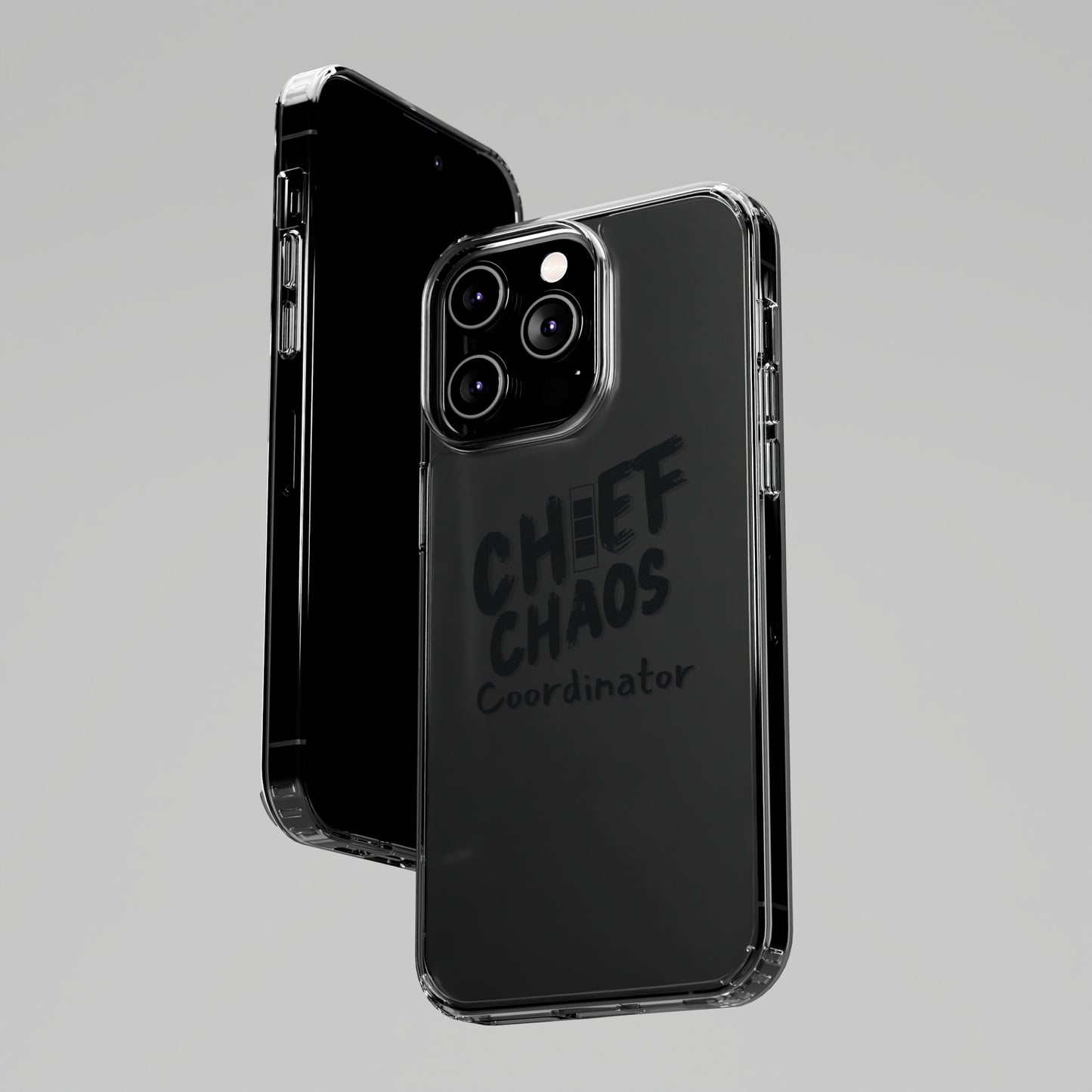 CW3 Chief Chaos Coordinator Clear Phone Case