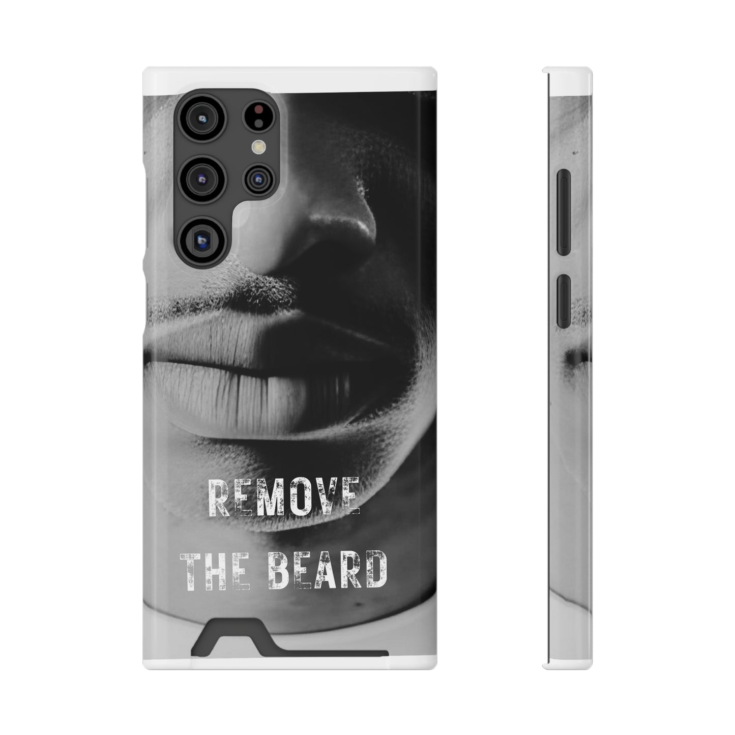 Remove the Beard Phone Case With Card Holder