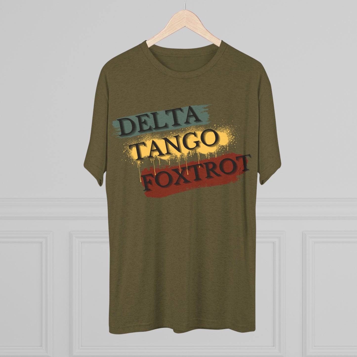 Delta Tango Foxtrot Tri-Blend Crew Tee