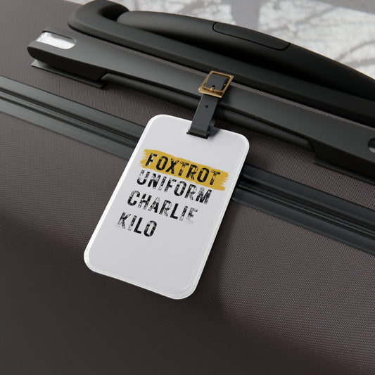 Foxtrot Luggage Tag