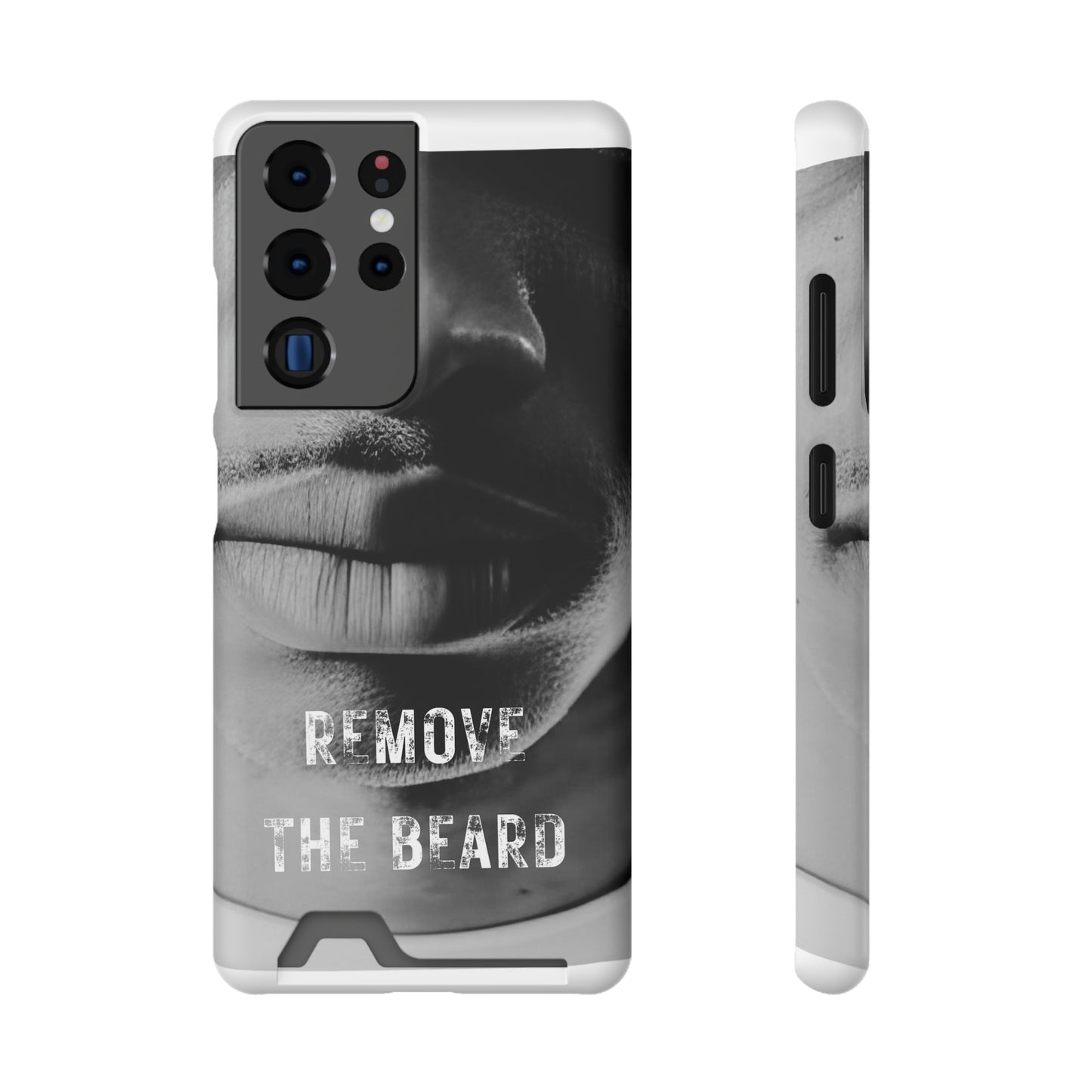 Remove the Beard Phone Case With Card Holder