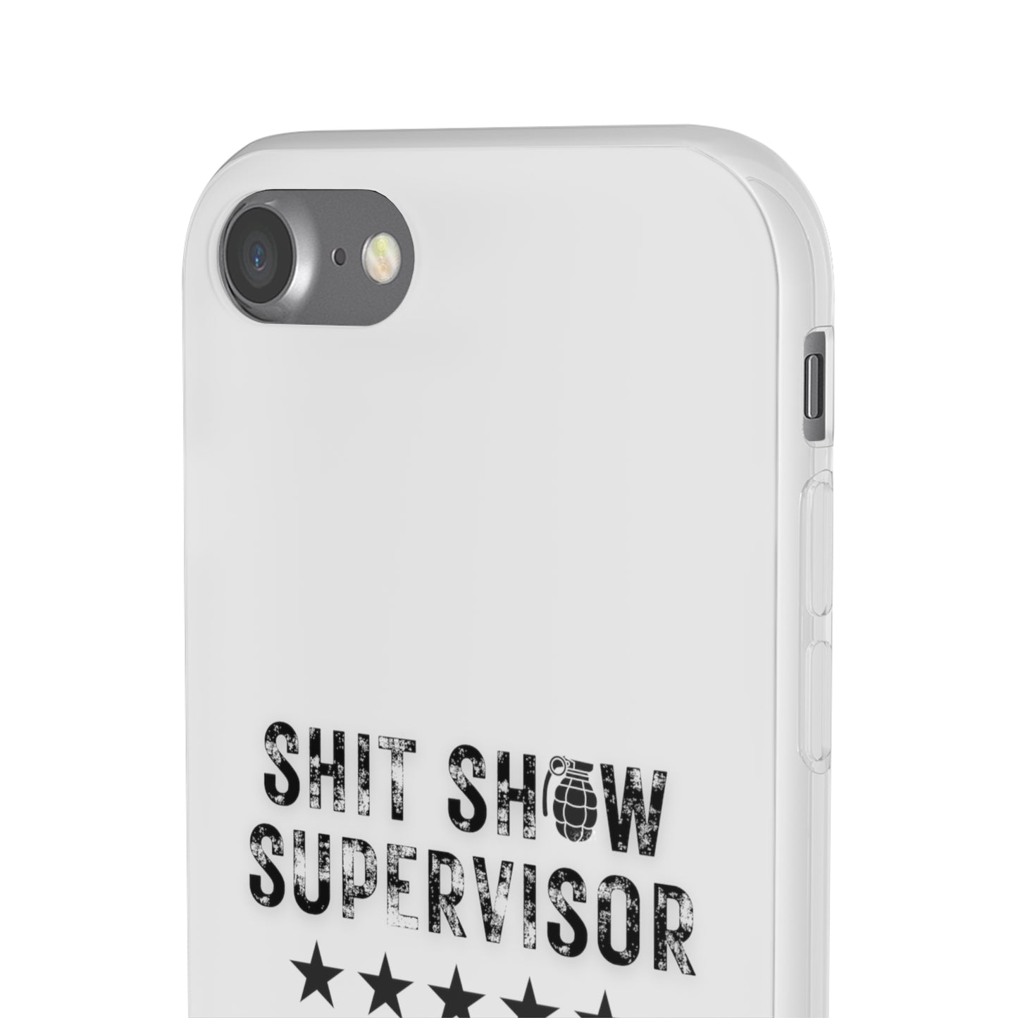 Shit Show Supervisor Clear Flexi Cases