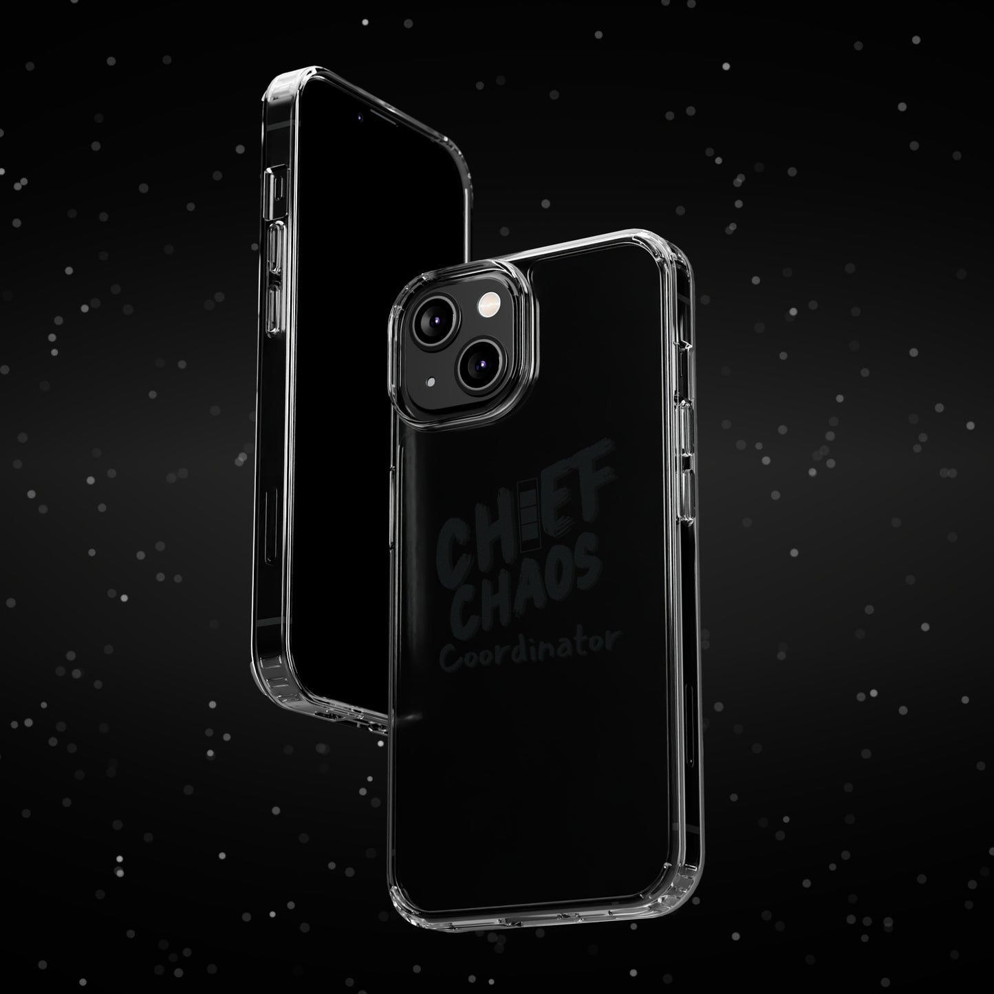 CW3 Chief Chaos Coordinator Clear Phone Case