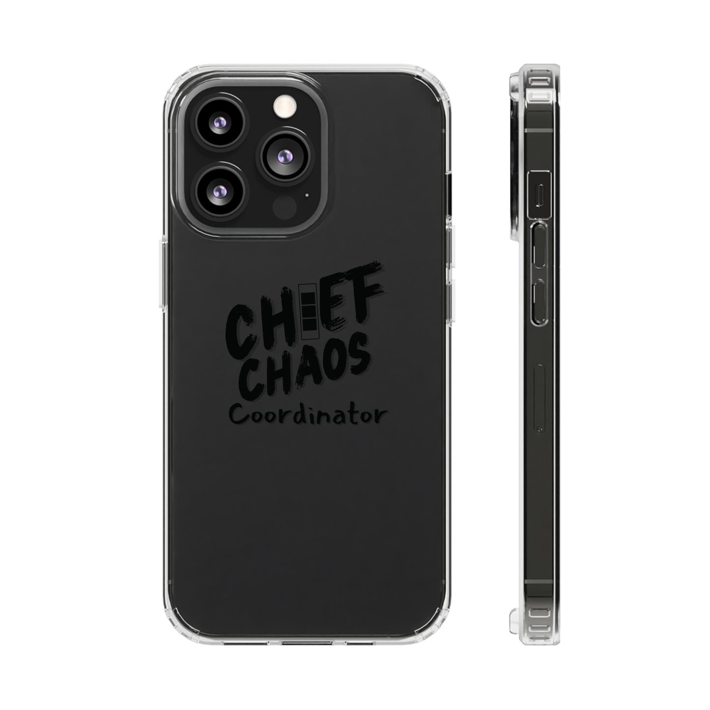 CW3 Chief Chaos Coordinator Clear Phone Case