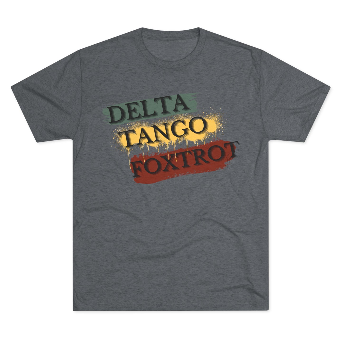 Delta Tango Foxtrot Tri-Blend Crew Tee