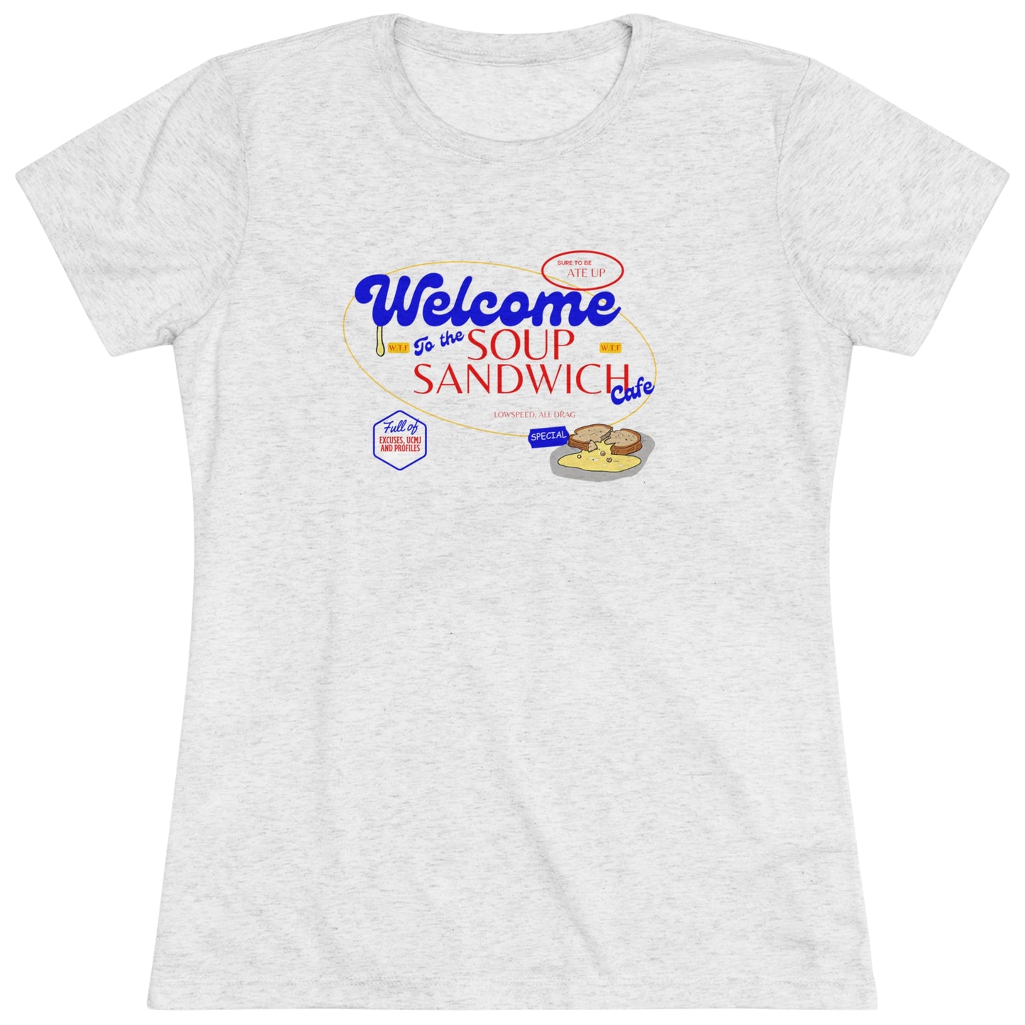 Soup Sandwich Cafe Women's Triblend Tee