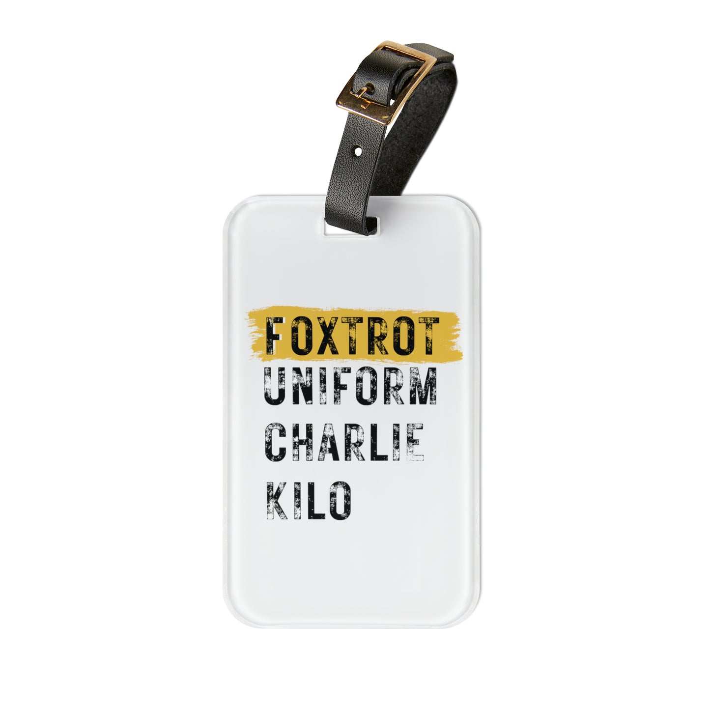 Foxtrot Luggage Tag