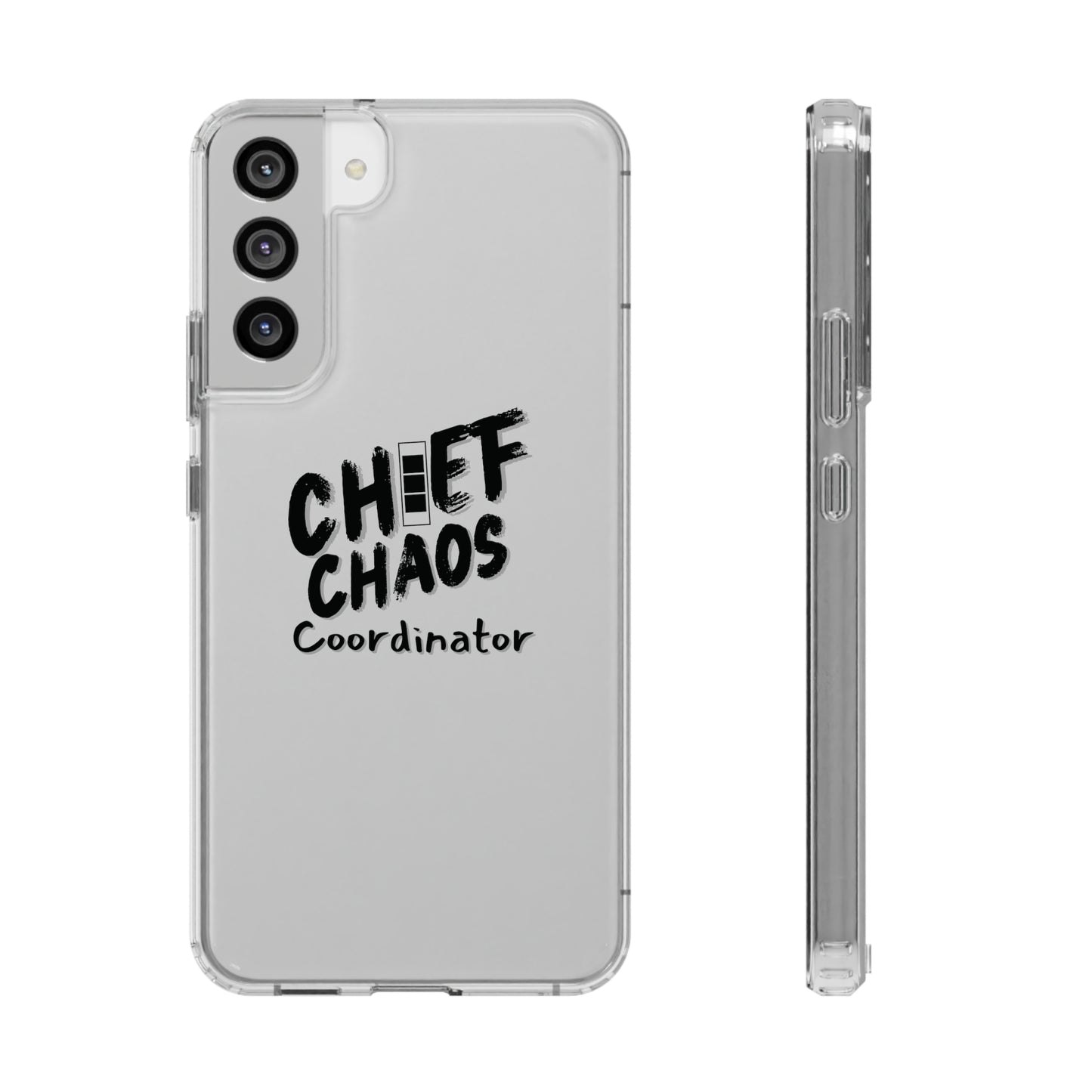 CW3 Chief Chaos Coordinator Clear Phone Case