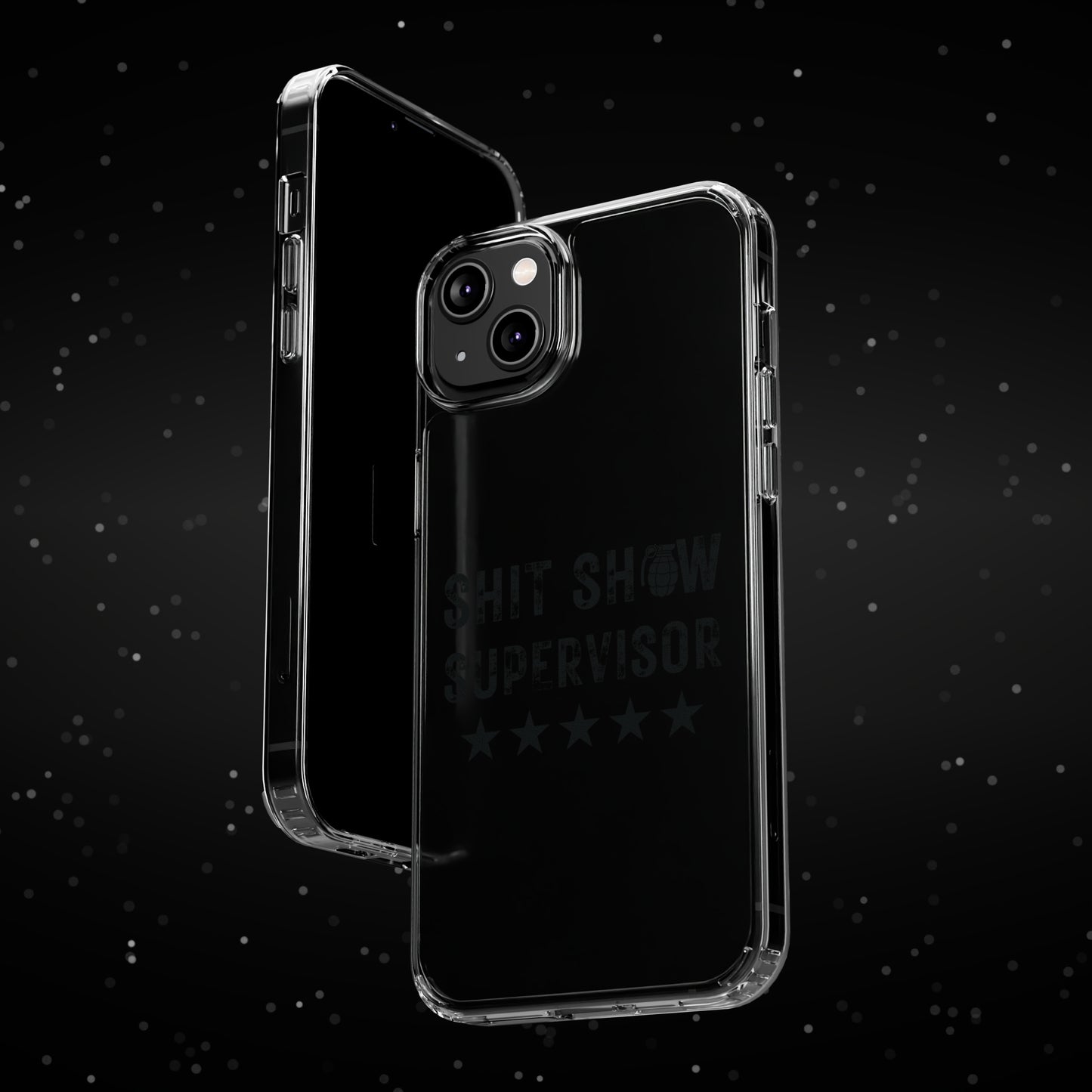 Clear $hit Show Supervisor Phone Cases