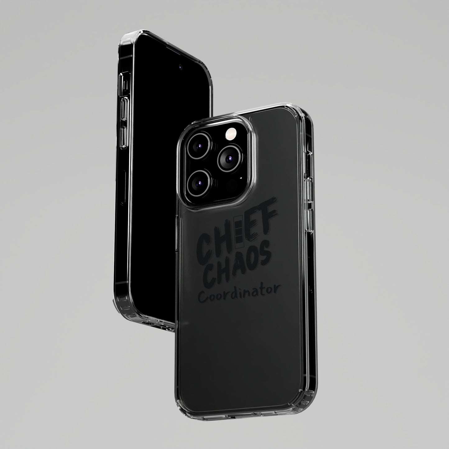 CW3 Chief Chaos Coordinator Clear Phone Case