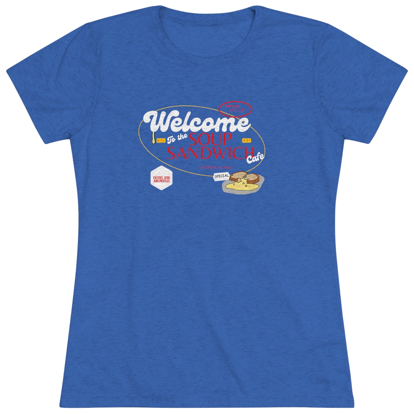 Soup Sandwich Cafe Women's Triblend Tee