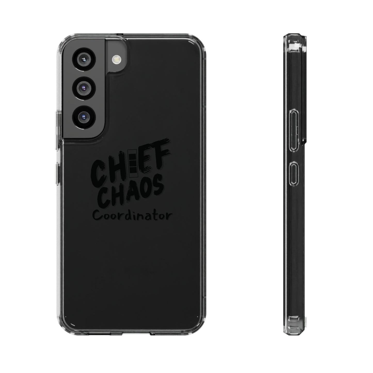 CW3 Chief Chaos Coordinator Clear Phone Case