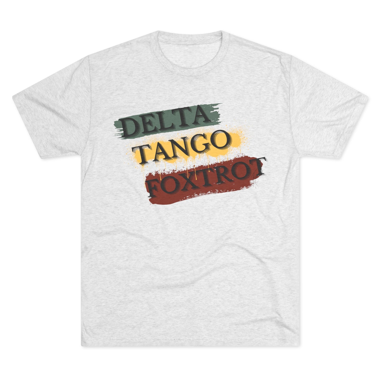 Delta Tango Foxtrot Tri-Blend Crew Tee