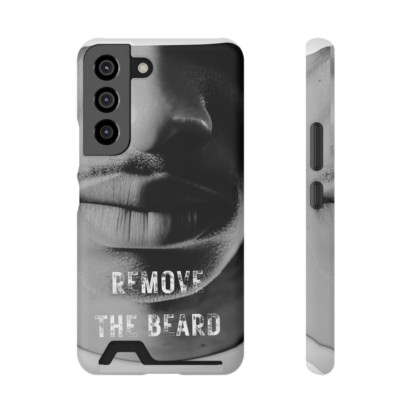 Remove the Beard Phone Case With Card Holder