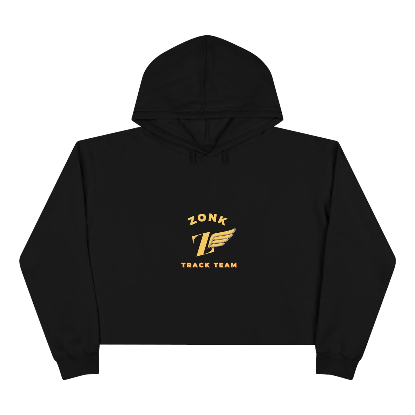 Zonk Track Team Crop Hoodie